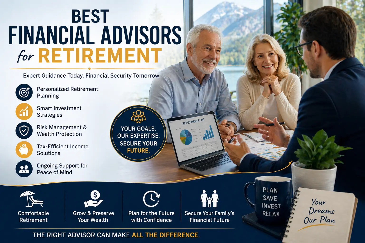 Best Financial Advisors for Retirement planning